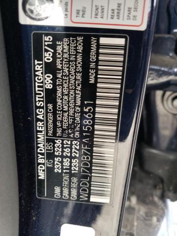 2015 MERCEDES-BENZ CLS 550 WDDLJ7DB7FA158651