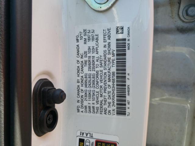 2017 HONDA CR-V EX - 2HKRW2H53HH687586