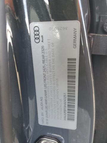 WAUUPBFF8HA043251 Audi A3 E-tron Premium
