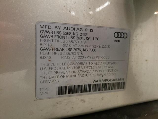 VIN WA1LFAFPXDA058648 2013 Audi Q5, Premium Plus no.13