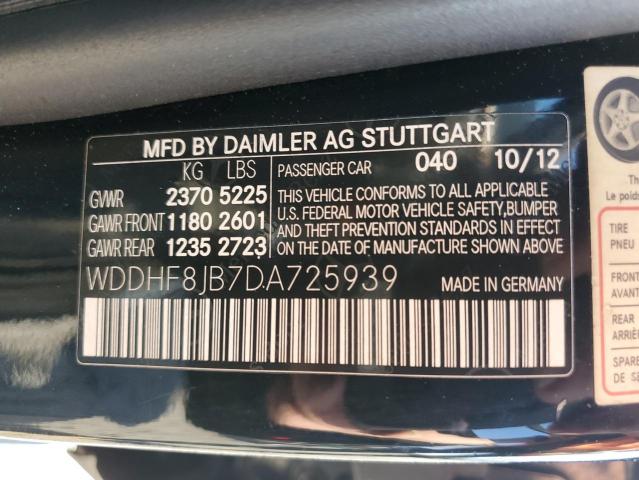 VIN WDDHF8JB7DA725939 2013 Mercedes-Benz E-Class, E... no.12