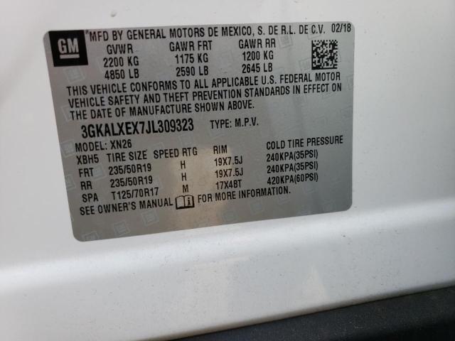 2018 GMC TERRAIN 3GKALXEX7JL309323