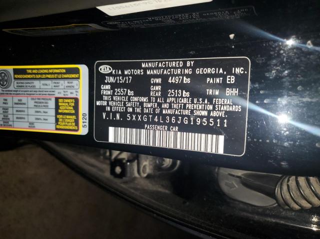 5XXGT4L36JG195511 KIA Optima Lx