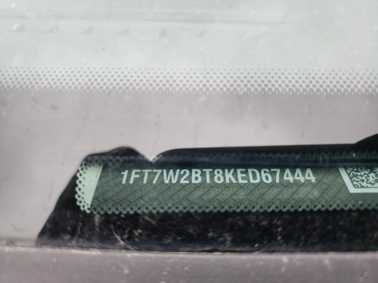 1FT7W2BT8KED67444 FORD F250 2019