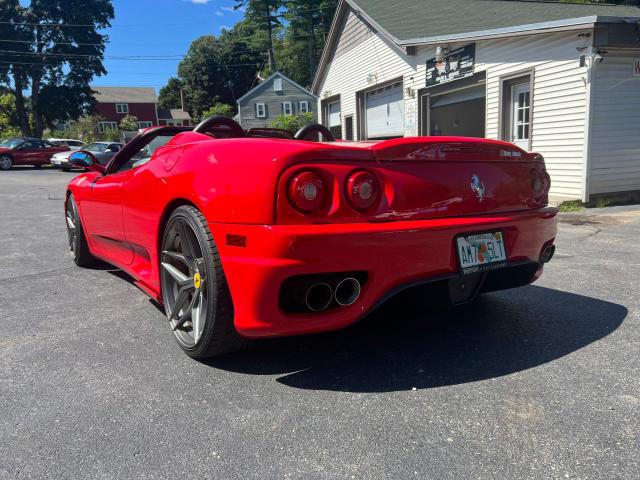 2002 Ferrari 360 Spider VIN: ZFFYT53AX20128438 Lot: 76660123