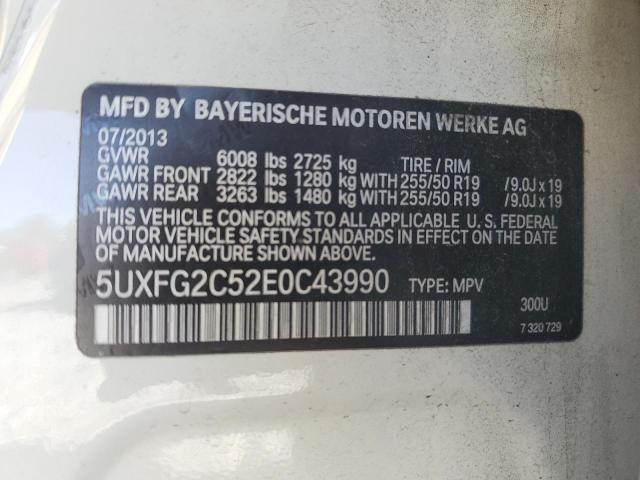 5UXFG2C52E0C43990 | 2014 BMW X6 XDRIVE3