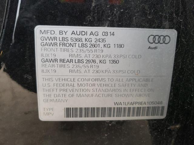 VIN WA1LFAFP8EA105046 2014 Audi Q5, Premium Plus no.14