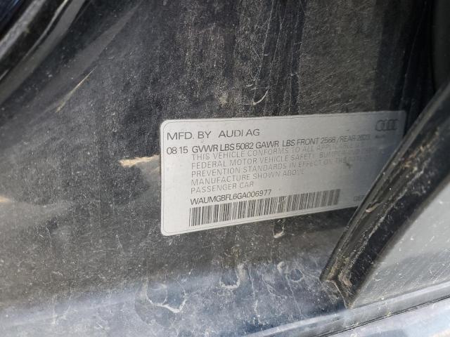 2016 AUDI S4 PRESTIG WAUMGBFL6GA006977