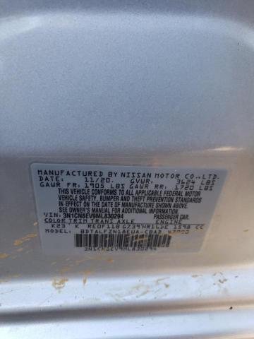 2021 NISSAN VERSA SV - 3N1CN8EV9ML830294