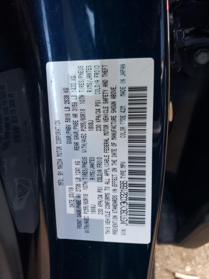 JM3TCBCY3K0321686 2019 Mazda Cx-9 Touring