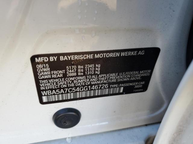 WBA5A7C54GG146726 BMW 528 XI