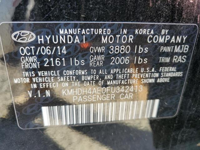 2015 HYUNDAI ELANTRA SE - KMHDH4AE0FU342413