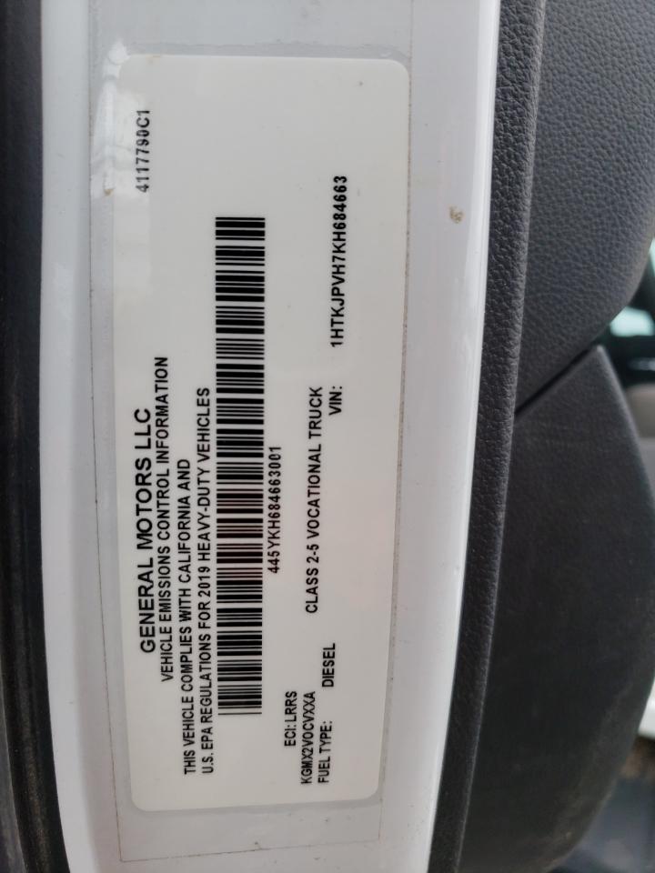1HTKJPVH7KH684663 CHEVROLET ALL Models 2019