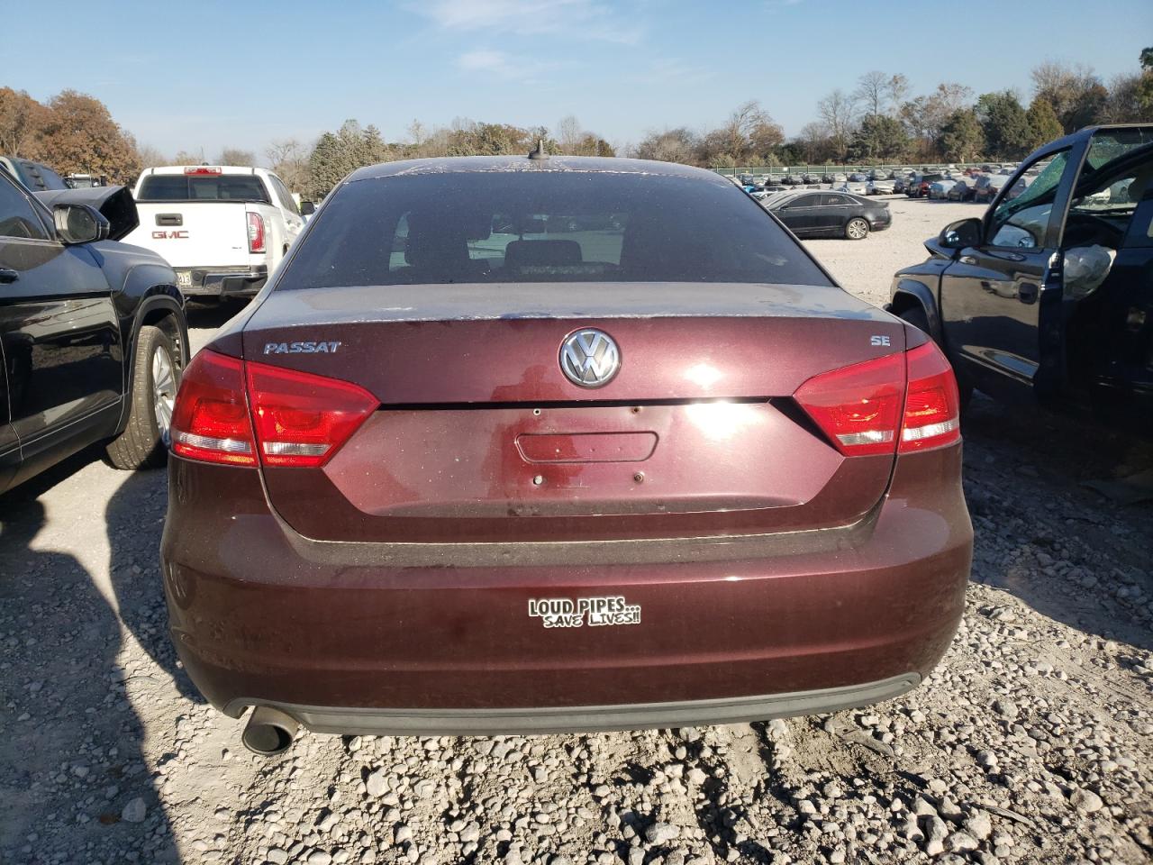 2012 Volkswagen Passat Se vin: 1VWBP7A35CC032772