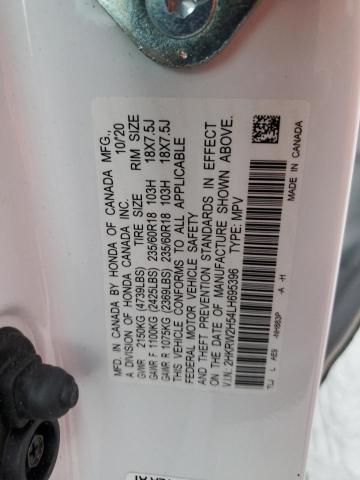 2HKRW2H54LH695396 | 2020 HONDA CR-V EX