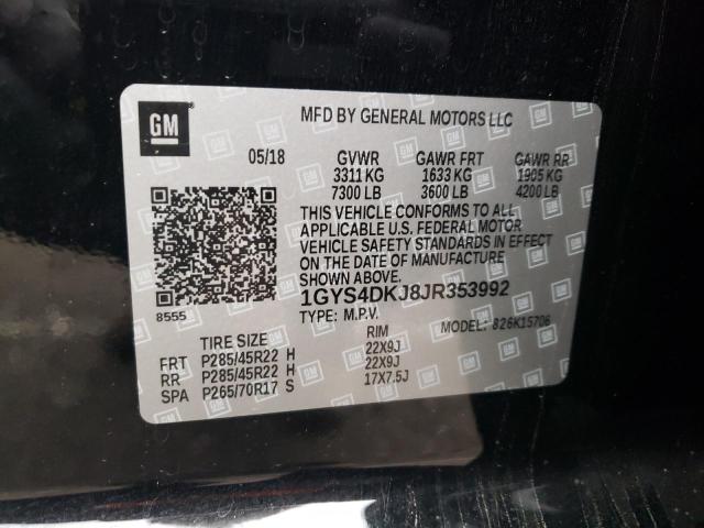 Lot #2457665099 2018 CADILLAC ESCALADE P salvage car