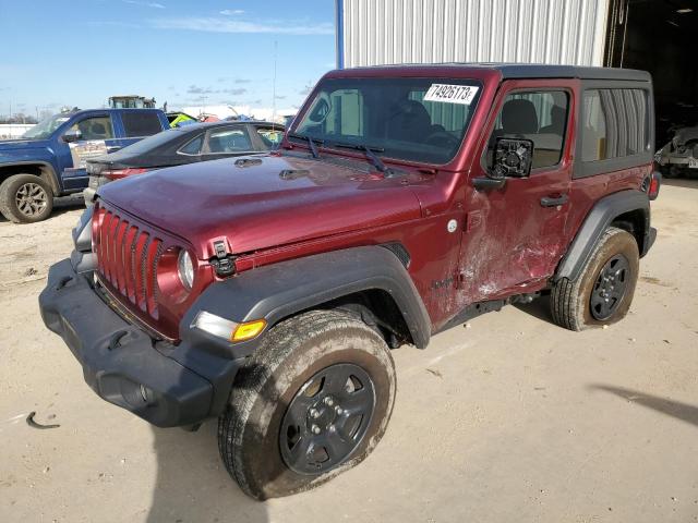  JEEP WRANGLER 2021 Бургунді