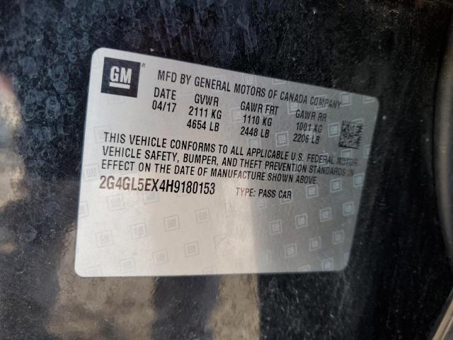 2G4GL5EX4H9180153 Buick Regal Sport Touring