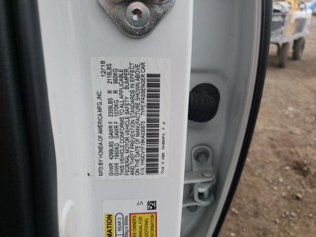 1HGCV1F19KA030875 2019 Honda Accord Lx