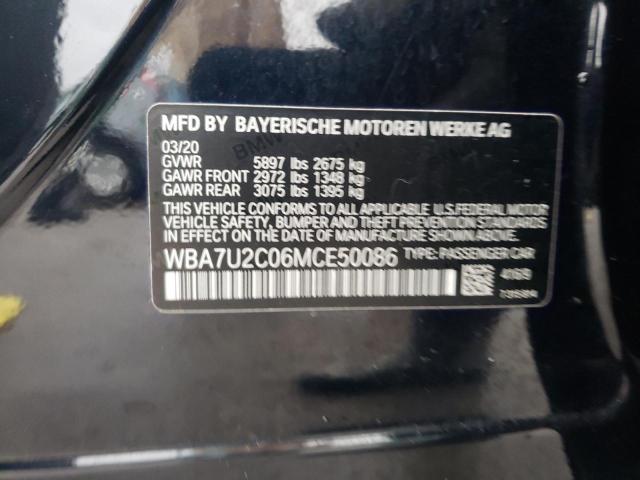 VIN WBA7U2C06MCE50086 2021 BMW 7 Series, 750 XI no.12