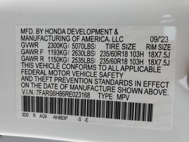2024 HONDA CR-V SPORT - 7FARS6H86RE023168