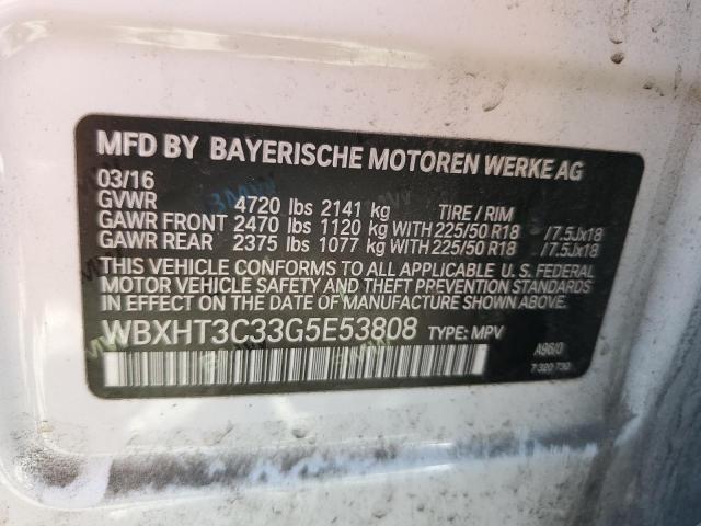 WBXHT3C33G5E53808 BMW X1 Xdrive28i