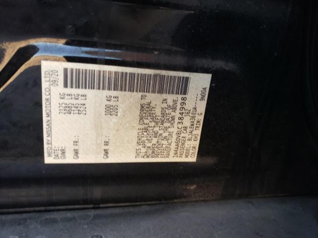 1N4AA6DV8LC384998 NISSAN MAXIMA 2020