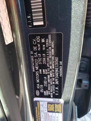 2019 KIA FORTE FE - 3KPF24AD9KE126560