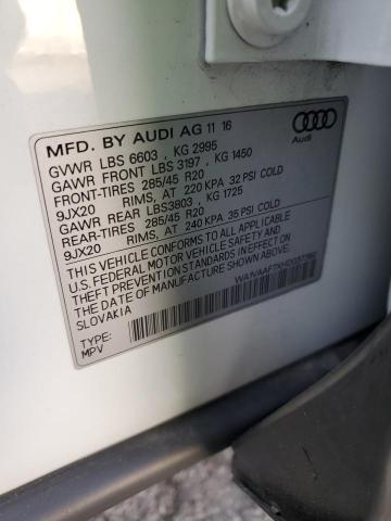 WA1VAAF7XHD037360 2017 AUDI Q7, photo no. 13