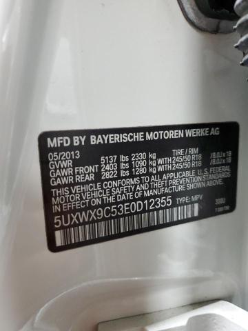 5UXWX9C53E0D12355 | 2014 BMW X3 XDRIVE2