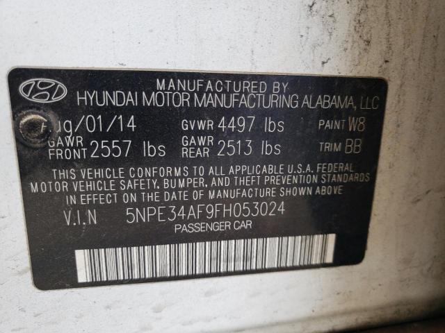 5NPE34AF9FH053024 | 2015 Hyundai sonata sport