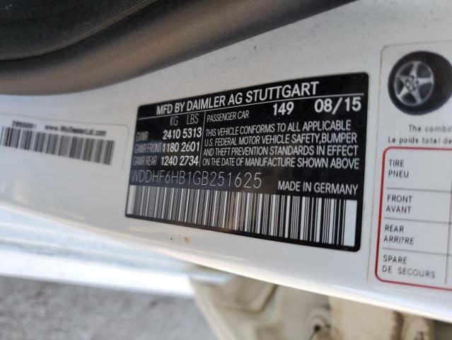 2016 MERCEDES-BENZ E 400 4MAT - WDDHF6HB1GB251625