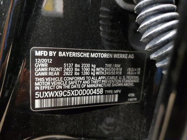 VIN 5UXWX9C5XD0D00458 2013 BMW X3, Xdrive28I no.13