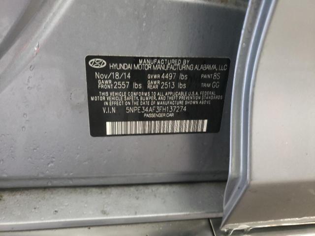 5NPE34AF3FH137274 | 2015 HYUNDAI SONATA SPO