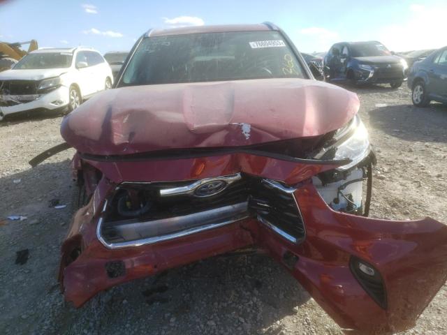 VIN 5TDEBRCH8MS036236 2021 Toyota Highlander, Hybri... no.5