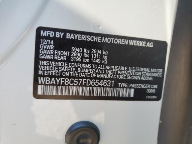 2015 BMW 750 LXI WBAYF8C57FD654631