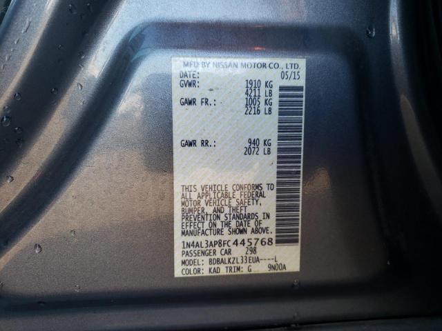 2015 NISSAN ALTIMA 2.5 - 1N4AL3AP8FC445768