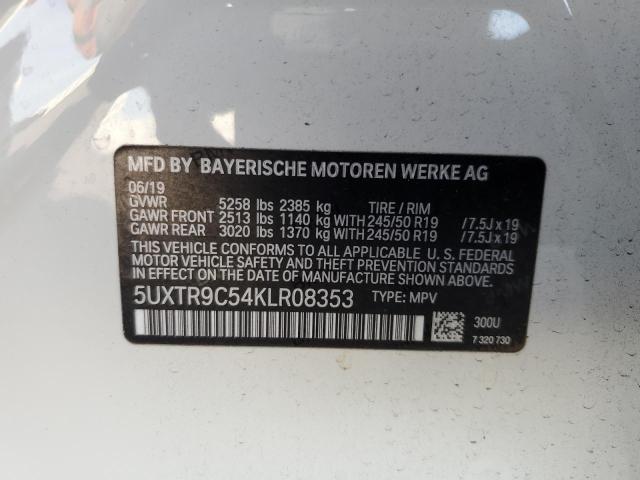 5UXTR9C54KLR08353 2019 BMW X3, photo no. 13