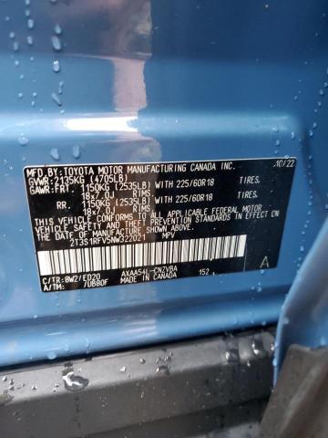 2022 TOYOTA RAV4 TRD O 2T3S1RFV5NW322021