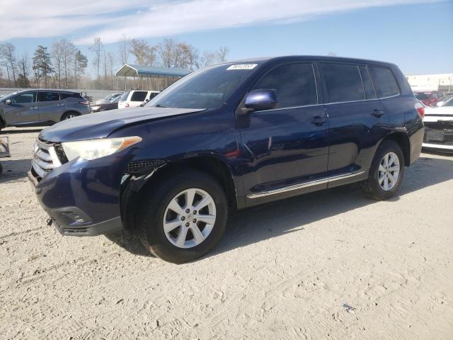 VIN 5TDZK3EH2DS110357 2013 Toyota Highlander, Base no.1