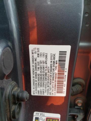 2HKRM4H78FH664367 | 2015 HONDA CR-V EXL