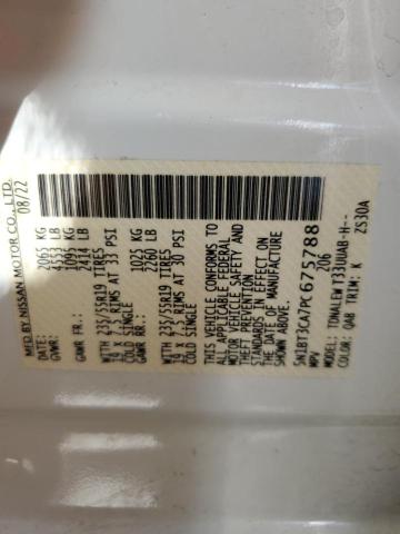 5N1BT3CA7PC675788 Nissan Rogue Sl