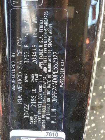 2023 KIA FORTE LX - 3KPF24AD0PE552922