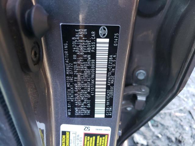 2022 TOYOTA CAMRY NIGH - 4T1S11AK1NU069898