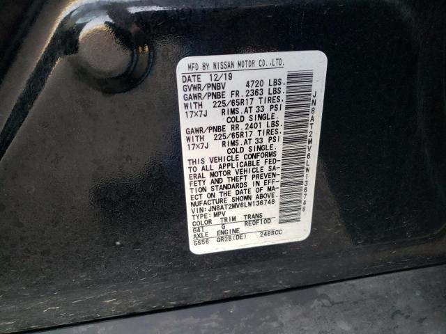 2020 NISSAN ROGUE S - JN8AT2MV6LW136748