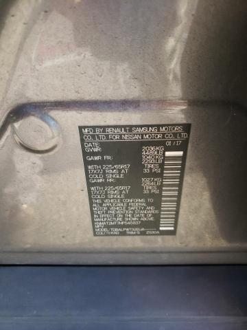 KNMAT2MT7HP545837 Nissan ROGUE S
