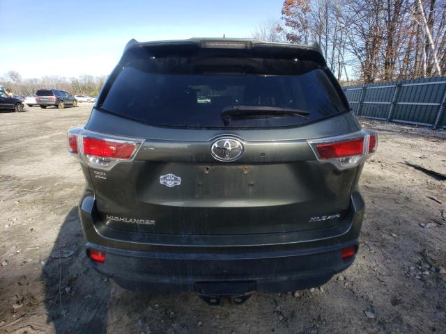 VIN 5TDJKRFH1FS126163 2015 Toyota Highlander, Xle no.6