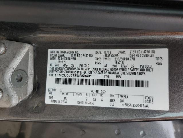 1FMCU0J97EUB59401 | 2014 Ford escape titanium