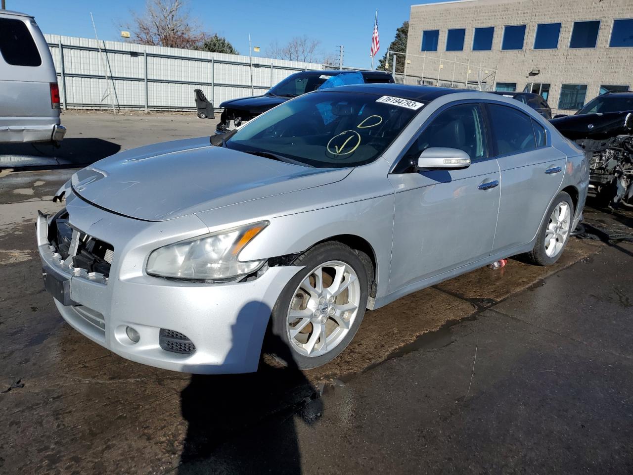 2013 Nissan Maxima S vin: 1N4AA5AP9DC819156