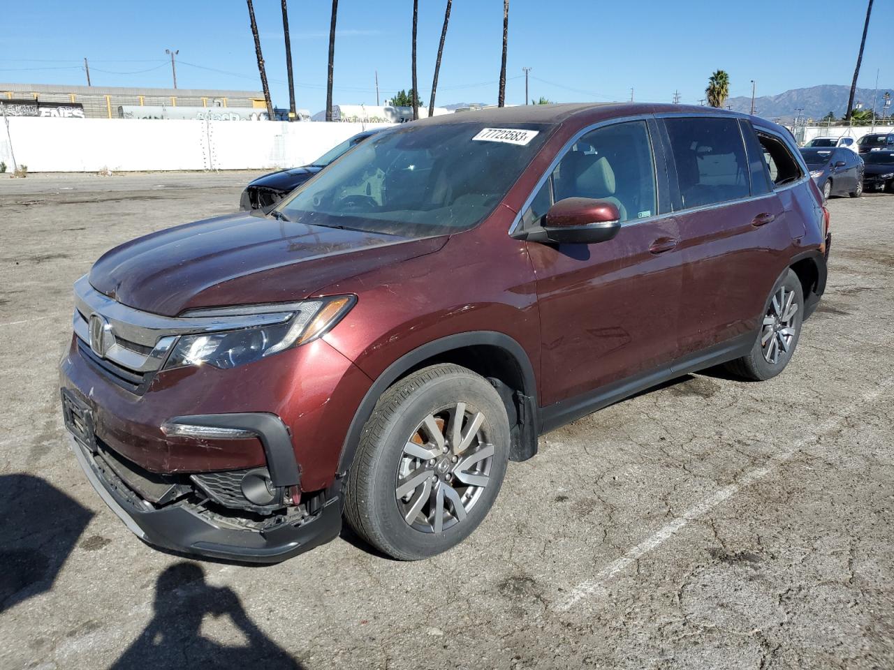 VIN: 5FNYF6H57MB093367 2021 HONDA PILOT
